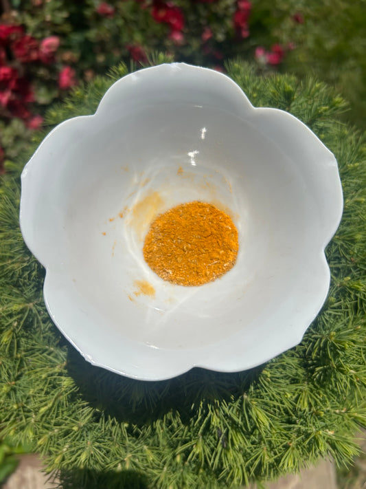 Organic turmeric/ginger tea 1/2 lb $20